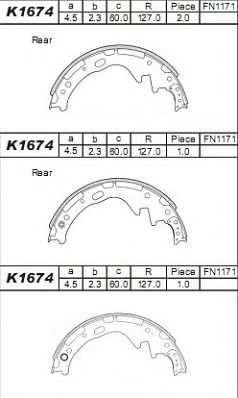 Set saboti frana
