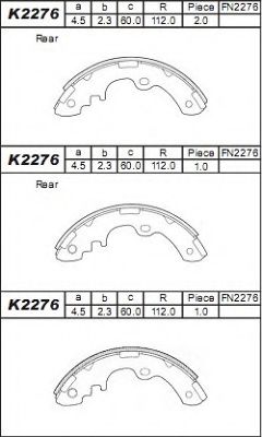 Set saboti frana