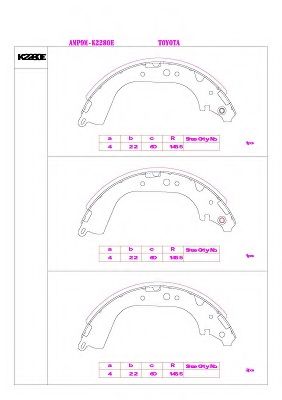 Set saboti frana