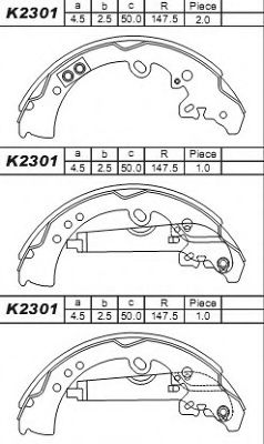 Set saboti frana