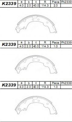 Set saboti frana