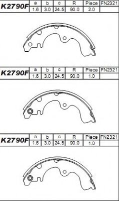 Set saboti frana