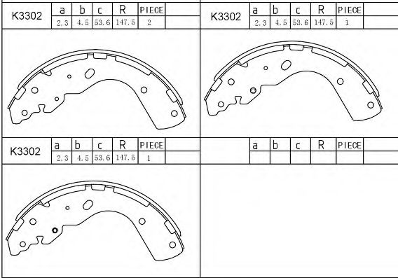 Set saboti frana