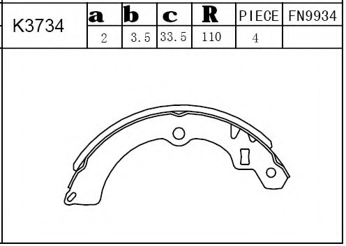 Set saboti frana