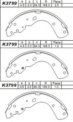 Set saboti frana