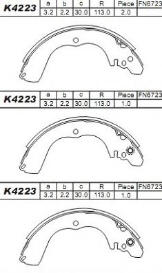 Set saboti frana