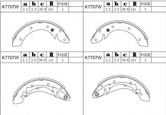 Set saboti frana