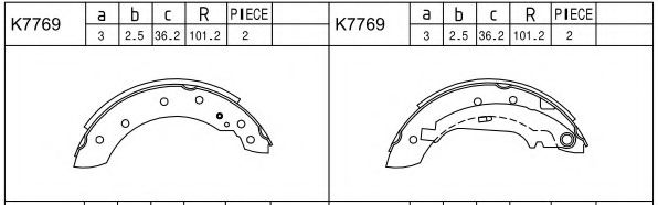 Set saboti frana