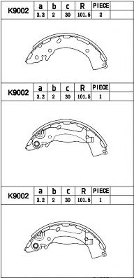 Set saboti frana