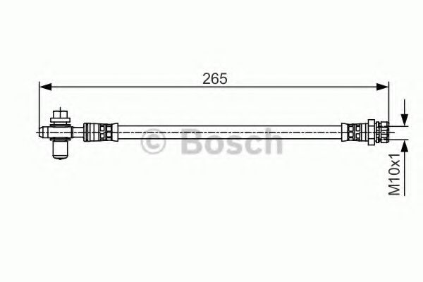 1 987 481 518 Furtun frana BOSCH 