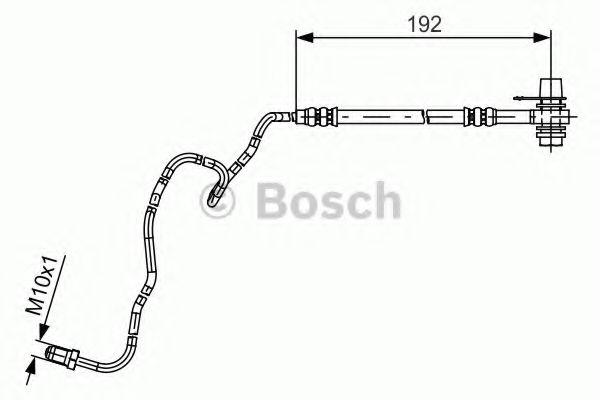 1 987 481 536 Furtun frana BOSCH 