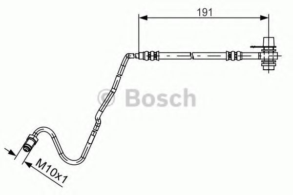 1 987 481 537 Furtun frana BOSCH 