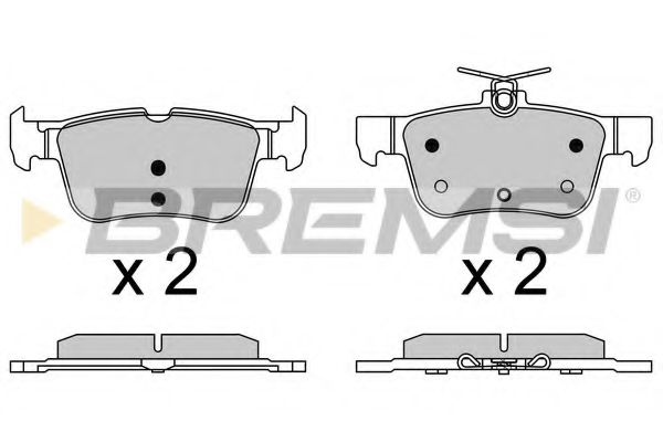 BP3637 set placute frana,frana disc BREMSI 