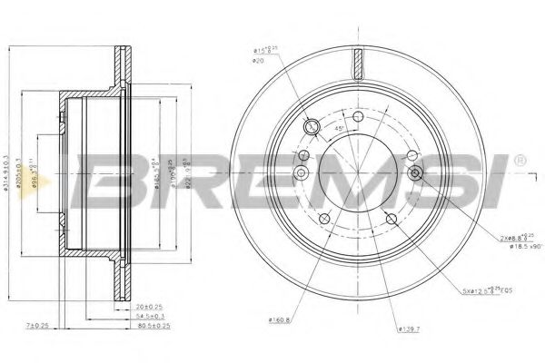 Disc frana