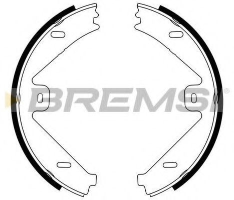 GF0319 Set saboti frana, frana de mana BREMSI 