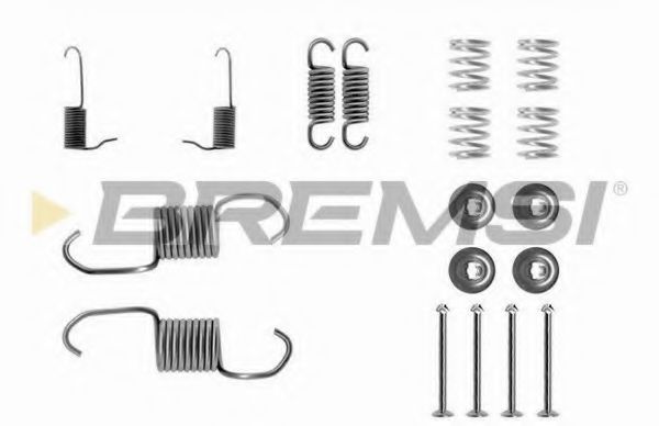 SK0696 Set accesorii, sabot de frana BREMSI 