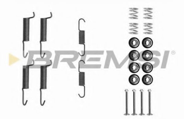 SK0821 Set accesorii, sabot de frana BREMSI 