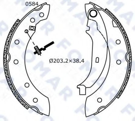 Set saboti frana