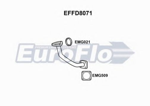 EFFD8071 Racord evacuare EuroFlo 
