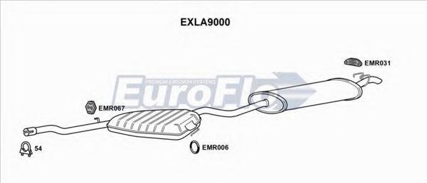 Amortizor zgomot mijloc/spate