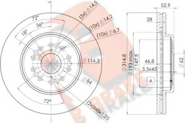 Disc frana