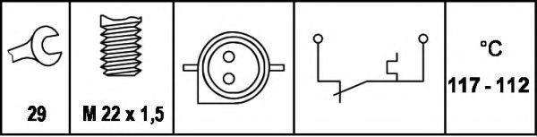 Comutator temperatura, ventilator radiator 2