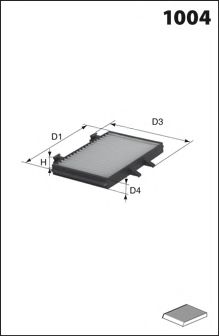 Filtru, aer habitaclu