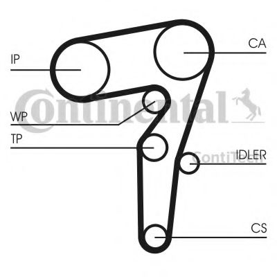 Set pompa apa + curea dintata 17
