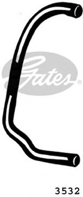 3532 Furtun radiator GATES 