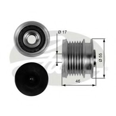 OAP7092 Sistem roata libera, generator GATES 