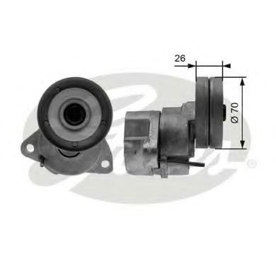 T38154 rola intinzator,curea transmisie GATES 
