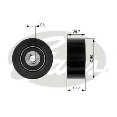 Rola ghidare/conducere, curea transmisie