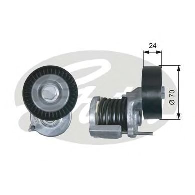T38427 rola intinzator,curea transmisie GATES 