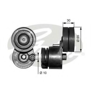 T38482 rola intinzator,curea transmisie GATES 