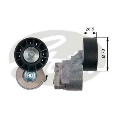 T39138 rola intinzator,curea transmisie GATES 