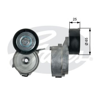 T39211 rola intinzator,curea transmisie GATES 