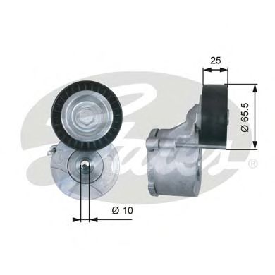 T39281 rola intinzator,curea transmisie GATES 
