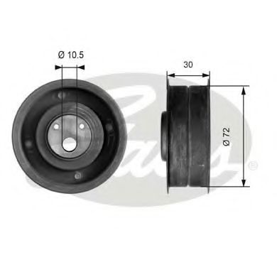 T41080 rola intinzator,curea distributie GATES 