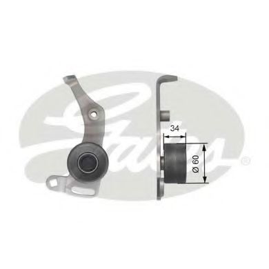 T41138 rola intinzator,curea distributie GATES 