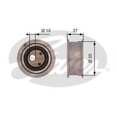 T42042 rola intinzator,curea distributie GATES 