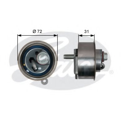 T43009 rola intinzator,curea distributie GATES 