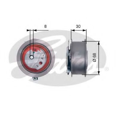T43219 rola intinzator,curea distributie GATES 