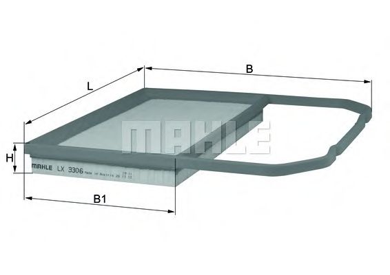 LX 3306 Filtru aer KNECHT 
