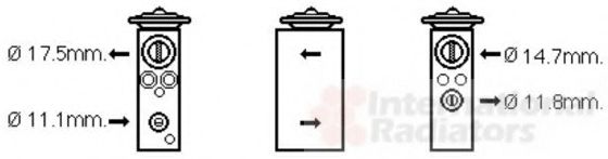 09001277 Supapa expansiune, clima VAN WEZEL 