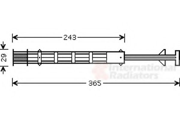 0900D247 uscator,aer conditionat VAN WEZEL 