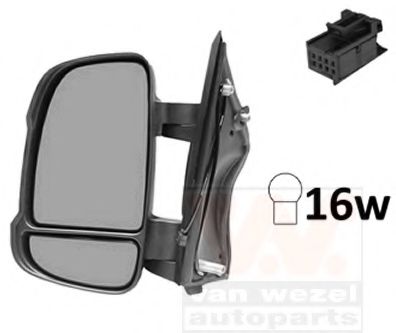 0983801 Oglinda exterioara VAN WEZEL 