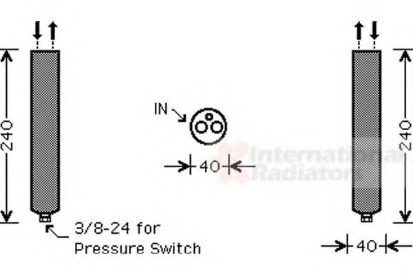 1300D267 uscator,aer conditionat VAN WEZEL 