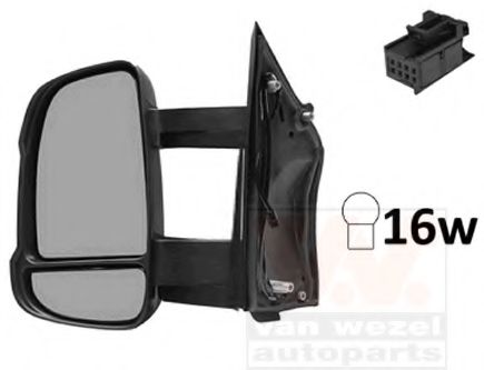 1651817 Oglinda exterioara VAN WEZEL 