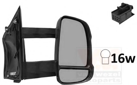 1651822 Oglinda exterioara VAN WEZEL 