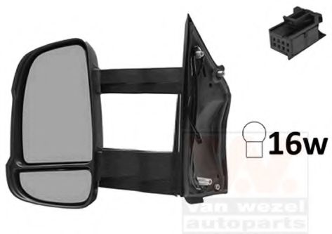 1651827 Oglinda exterioara VAN WEZEL 